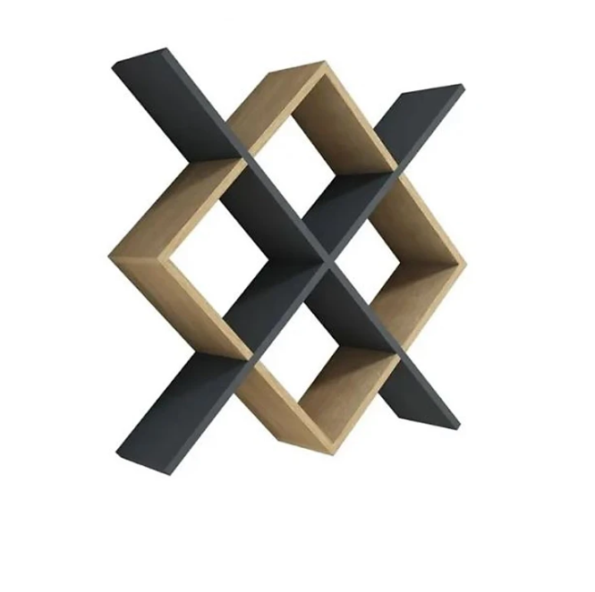 Kệ Gỗ Trang Trí Treo Tường Phá Cách Tundo CTKT505 KT 79x79x19.6cm