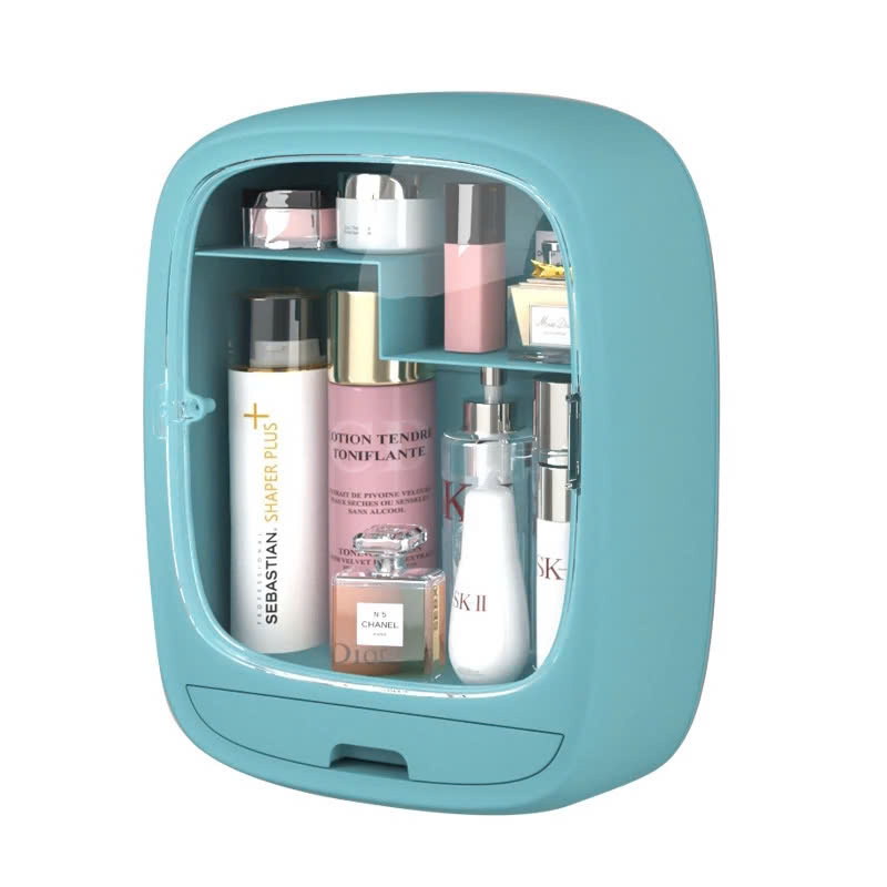 Kệ mỹ phẩm treo tường loại xịn Cicico365 chất nhựa ABS cao cấp 100% để đồ trang điểm trong nhà tắm không đục lỗ