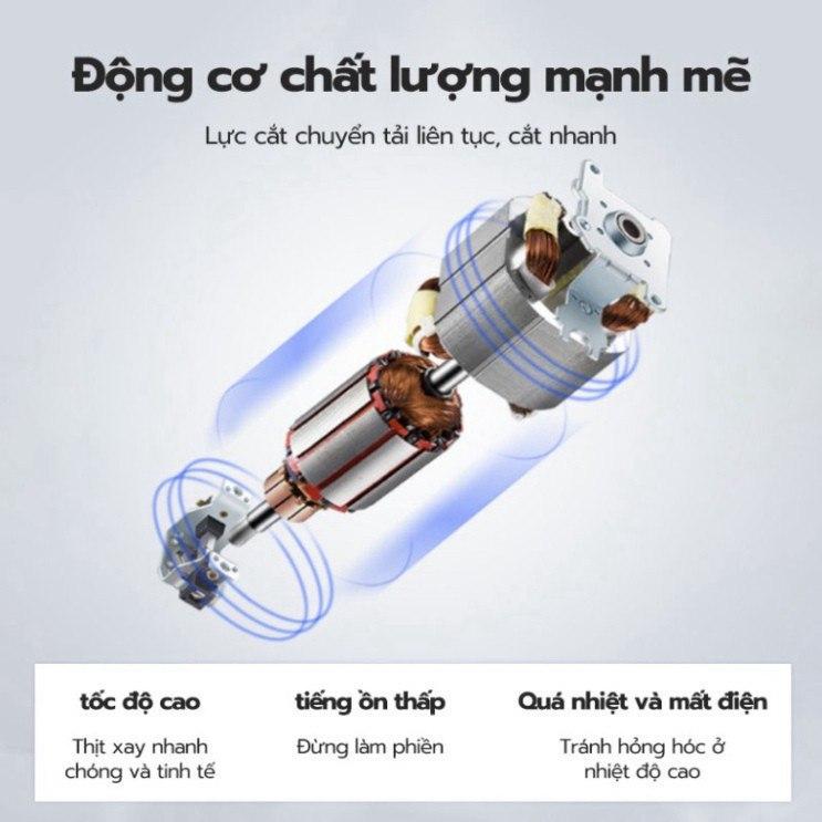 Máy xay thịt đa năng SOKANY SK-7025A cối xay thủy tinh 2L, lưỡi dao thép không gỉ sắc bén, xay nhuyễn mọi thực phẩm - HÀNG CHÍNH HÃNG - DELIYA