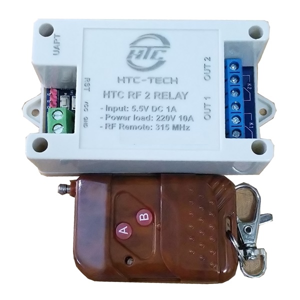 HTC-TECH Module HTC RF 2 Relay - BUX- Hàng Chính Hãng