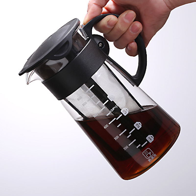 Bình Pha Cà Phê Cold Brew, Cafe Ủ Lạnh, Trà - Thủy tinh 650ml