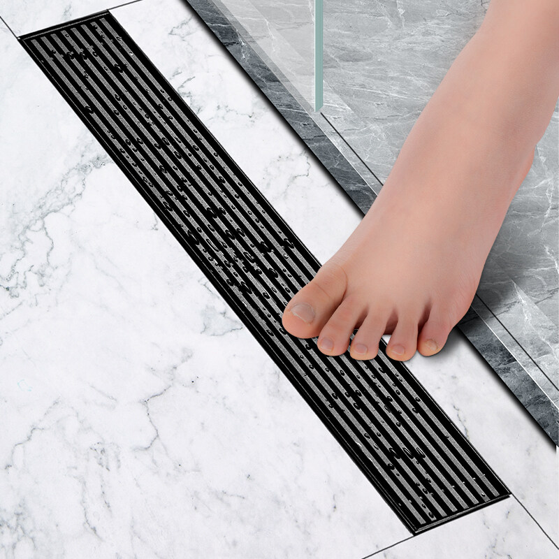 Hố Ga Thoát Nước Sàn Nhà Tắm Hình Chữ Nhật Thép Không Gỉ 304 Bathroom Floor Drain