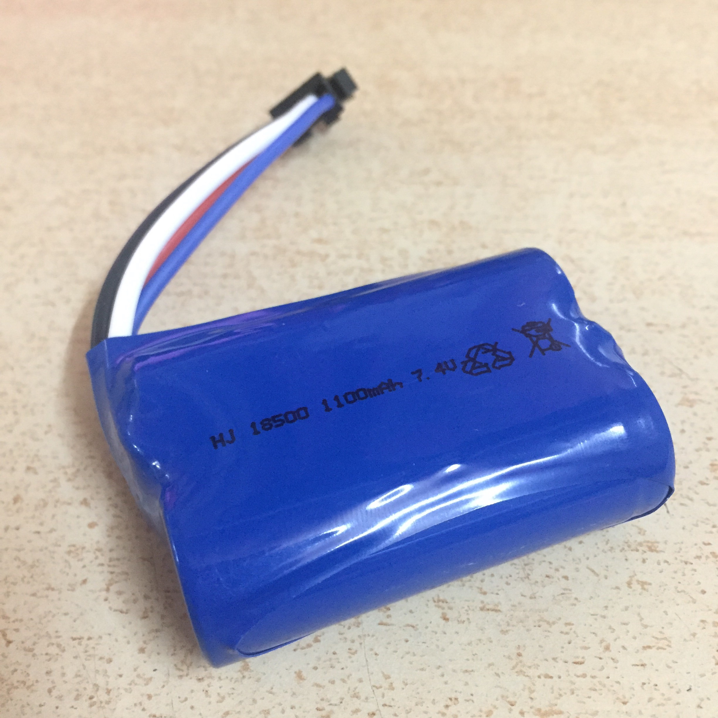 Pin sạc điện áp 7.4V dung lượng 1100mAh chân cắm KET-4P