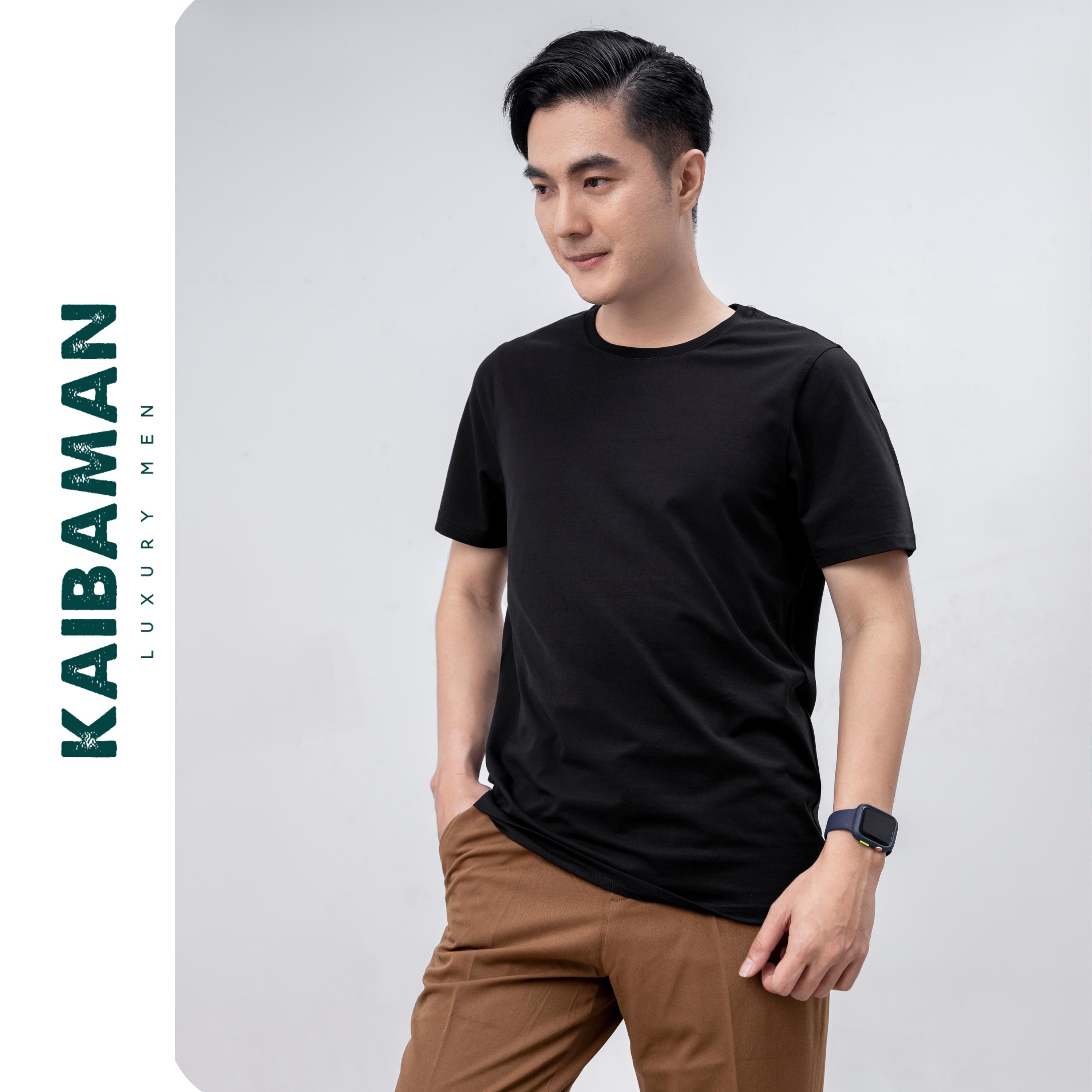 [A01-011] Áo Thun Nam Tay Ngắn Cổ Tròn Kaibaman T-shirt Nam Cotton Hàn Quốc Form Slimfit Áo Phông Nam Tay Lỡ-KAIBAMAN STORE