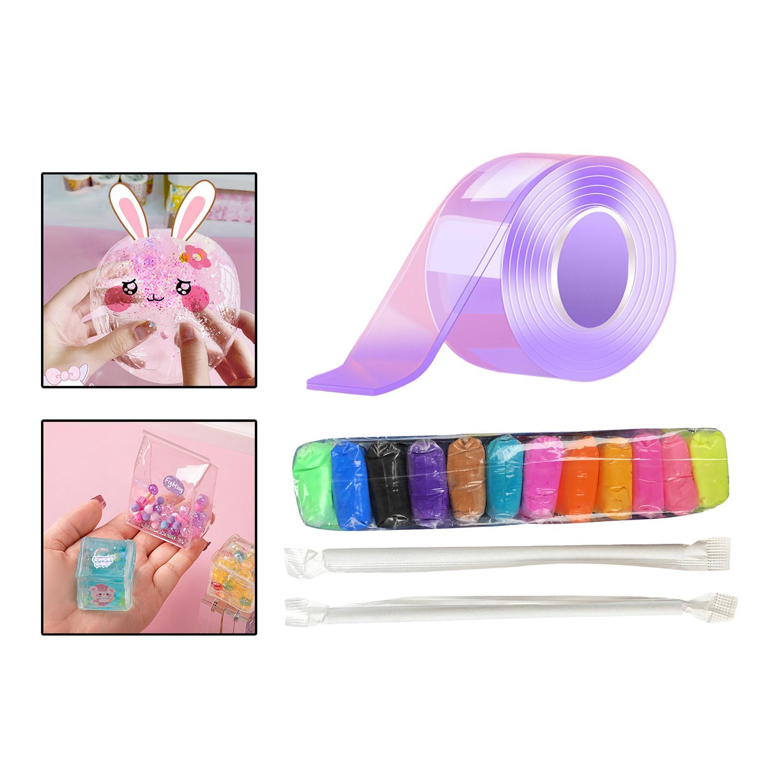 Bubble Double Sided Tapes Boys Girls Non Marking DIY Craft Crafts Adults Classroom Handmade Ball Sticky Tapes Nano