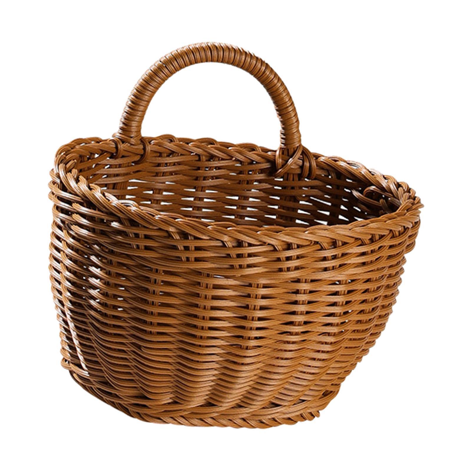 Kitchen Hanging Storage Basket Pot Plants Holder for Pantry Bathroom Home Office