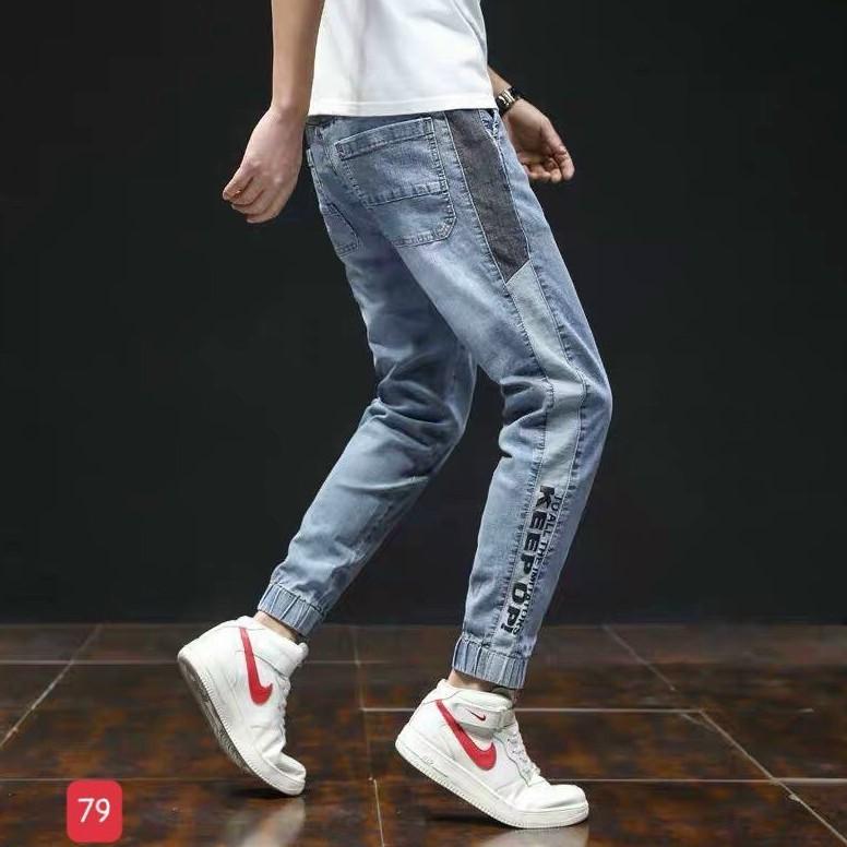 Quần jean nam ống bo cao cấp - chất denim co dãn tốt (ảnh thật) hàng chuẫn shop BEN shop0807 DN3