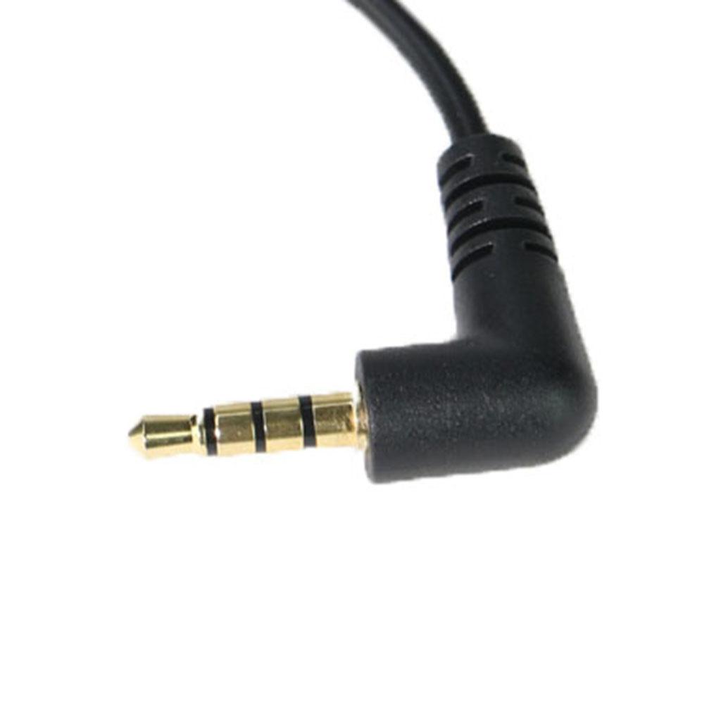 TRS 3.5mm (PC/Laptop) Female Plug to  Male Adapter Audio Cable 3.94inch