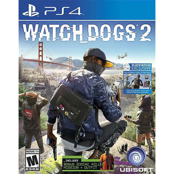 Đĩa game Watch Dogs 2 cho PS4 - Hàng Nhập Khẩu