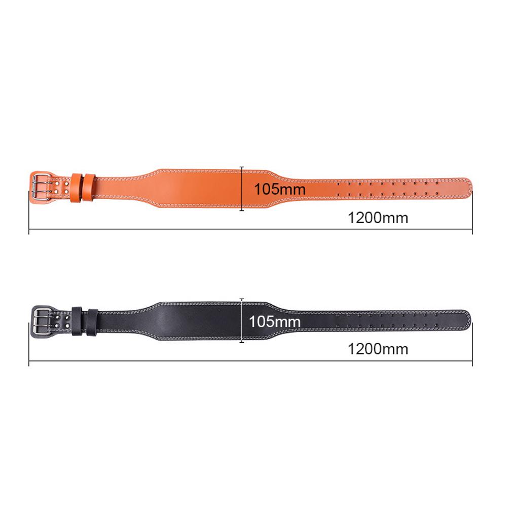 Wide Weightlifting Belt Bodybuilding Fitness Belts Barbell Powerlifting Training Waist Protector Leather Waist Support