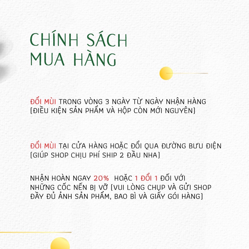 Nến thơm tinh dầu cao cấp không khói an toàn Candle Cup - GINGERGRASS/GỪNG SẢ - L - 350G