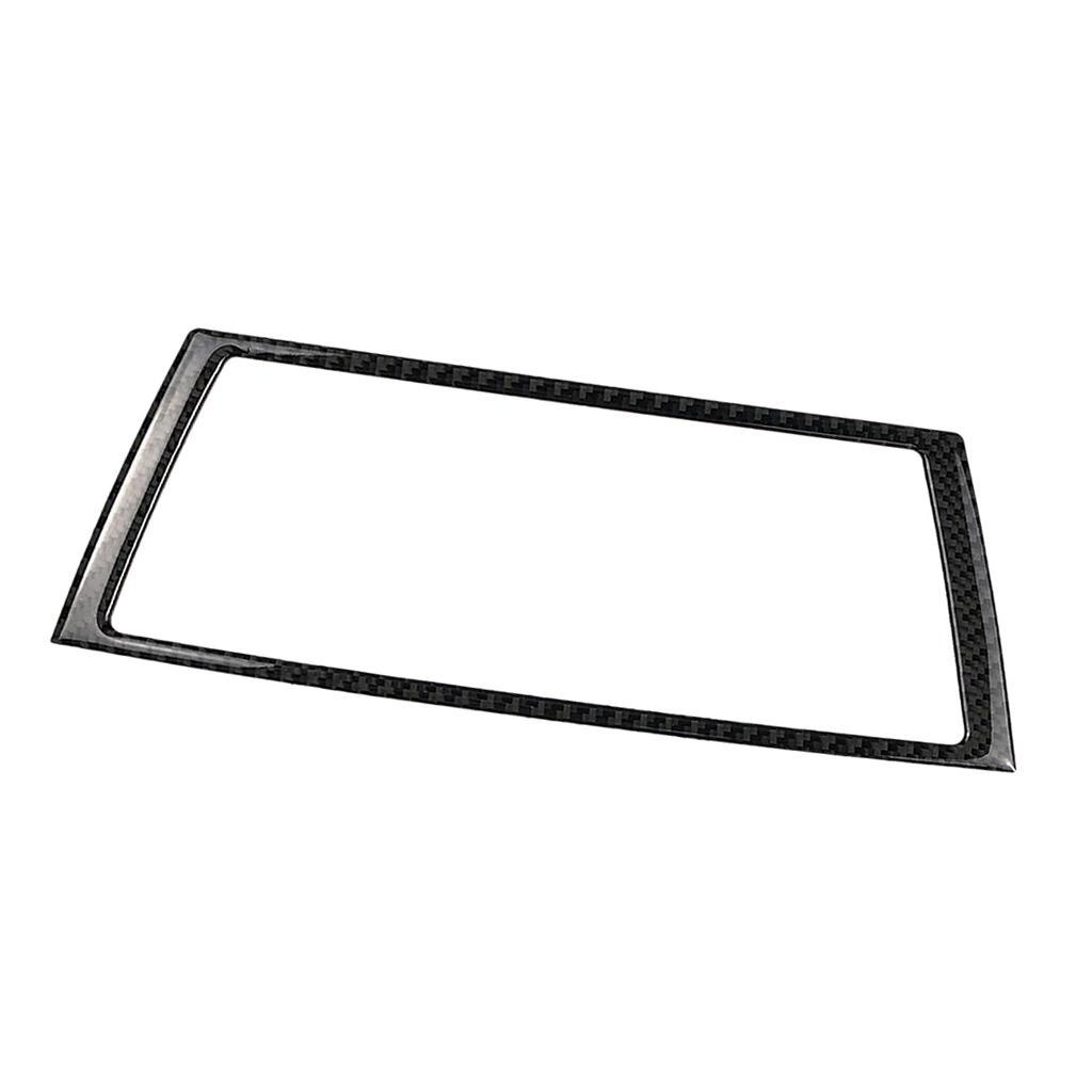 Carbon Fiber Gear Shift Box GPS Navigation Panel Trim For BMW E70 E71 X5 X6