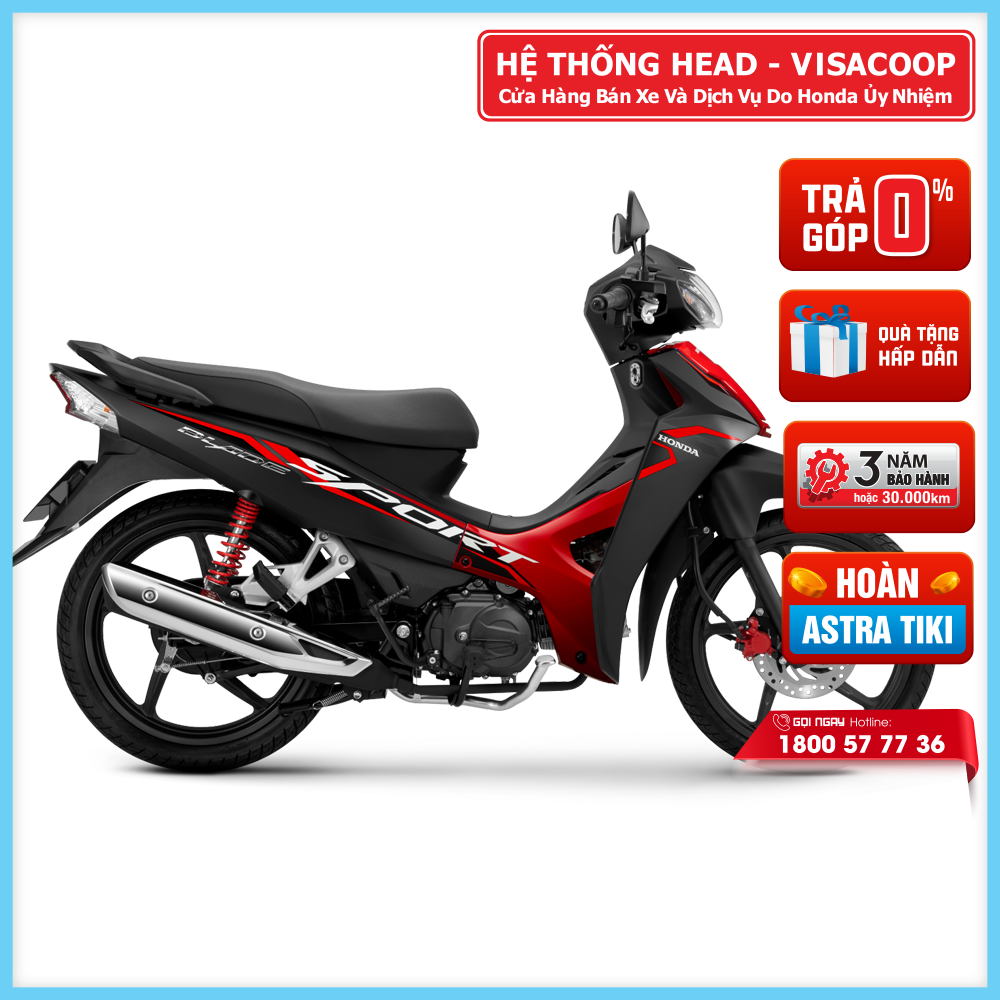 Xe máy Honda BLADE 2023 phiên bản Thể thao