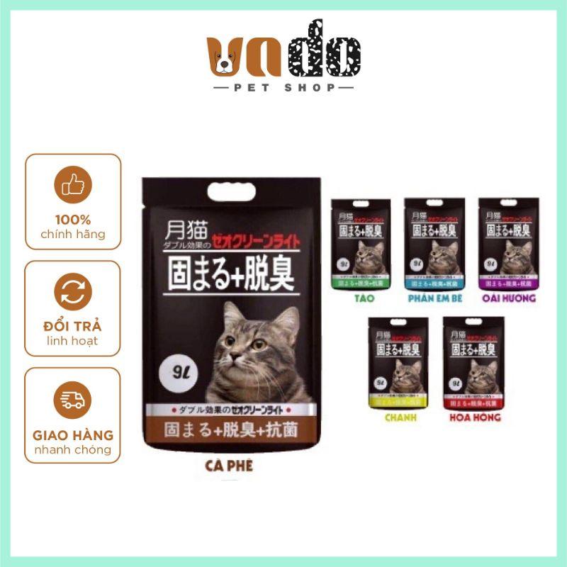 Cát Nhật Đen cho mèo 8L, cát vệ sinh cho mèo Nhật bao Đen 8L, vón và ít bụi