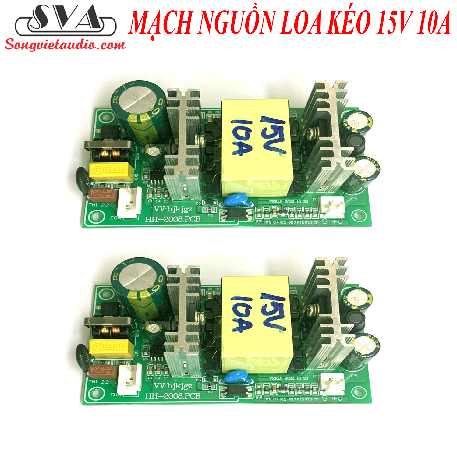 MẠCH NGUỒN LOA KÉO 15V 10A - 1 MẠCH