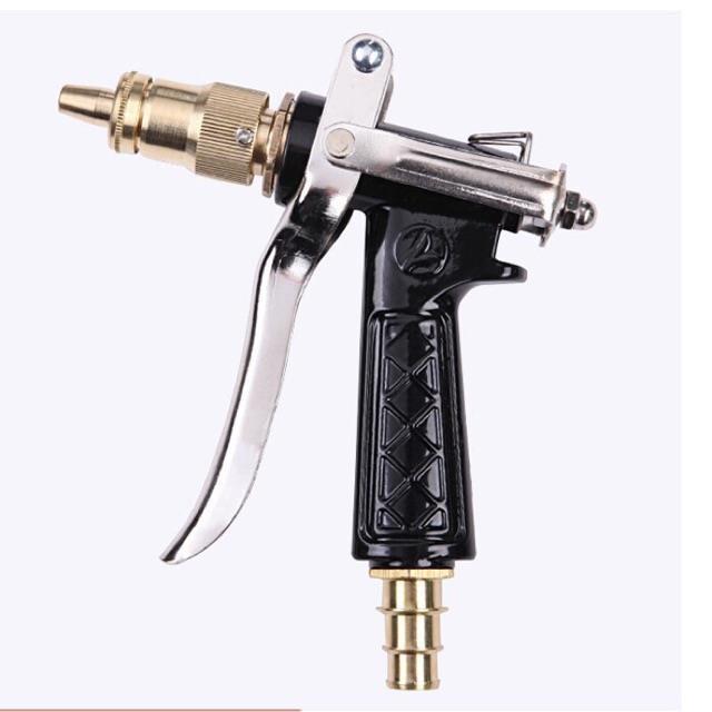 Đầu vòi tăng áp, đầu vòi rửa xe đầu đồng + đai 206236