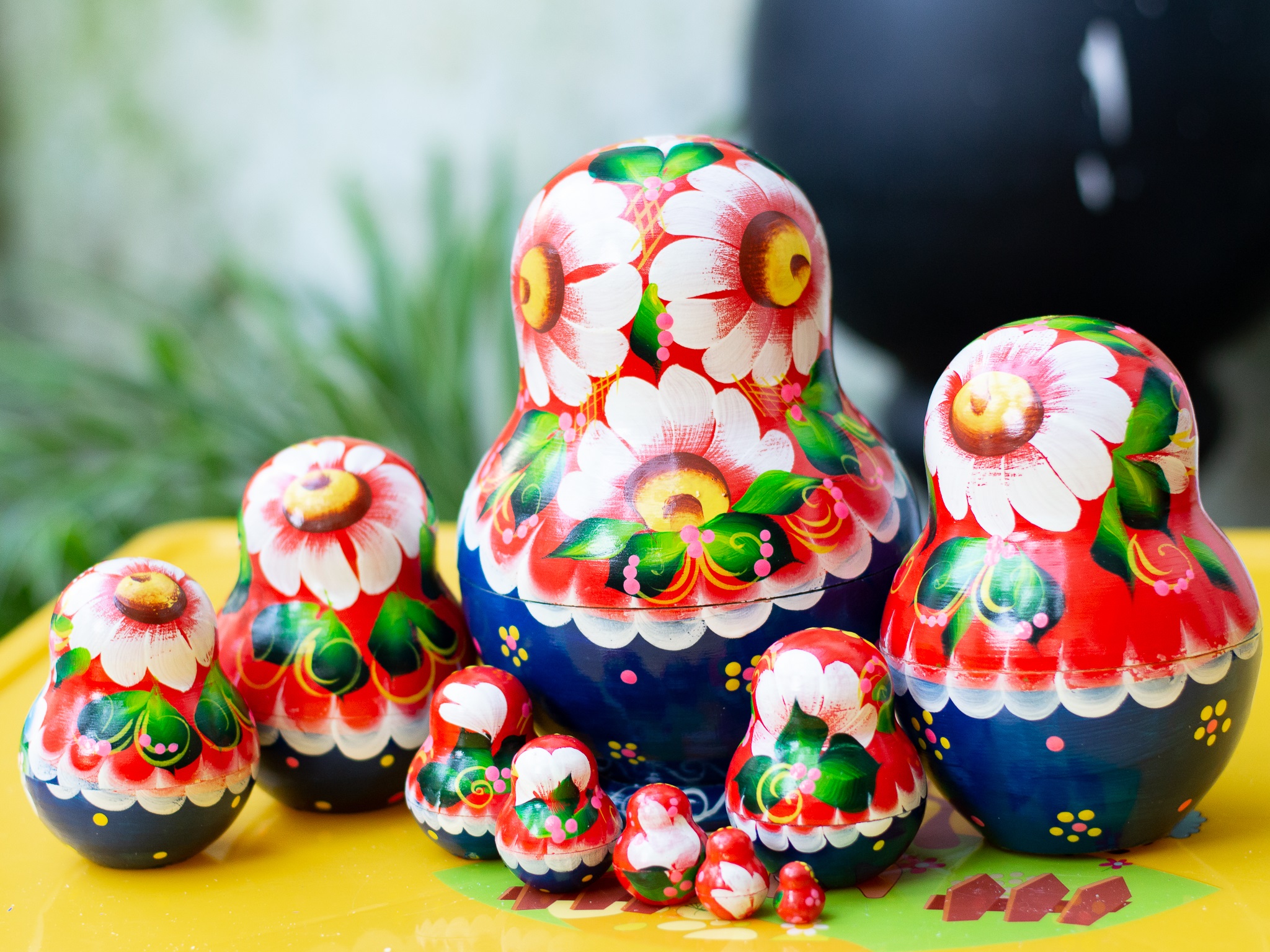 BỘ BÚP BÊ NGA 10 LỚP DÁNG TRÒN SIZE 18CM "CỔ TÍCH KOLOBOK"