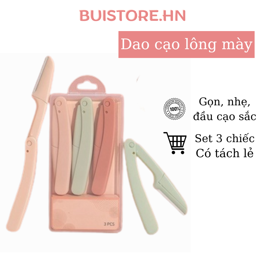 Dao cạo chân mày, cạo lông mặt