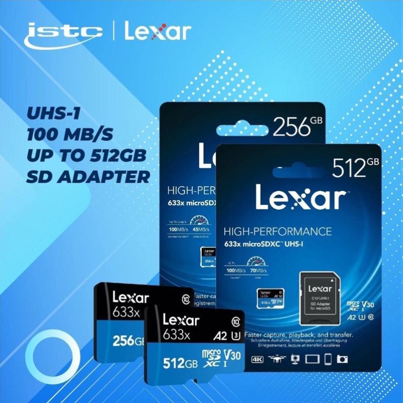 Thẻ nhớ chuyên dụng cho CAMERA MicroSD Lexar 32G/64G/128G, hàng chính hãng, bảo hành 36 tháng