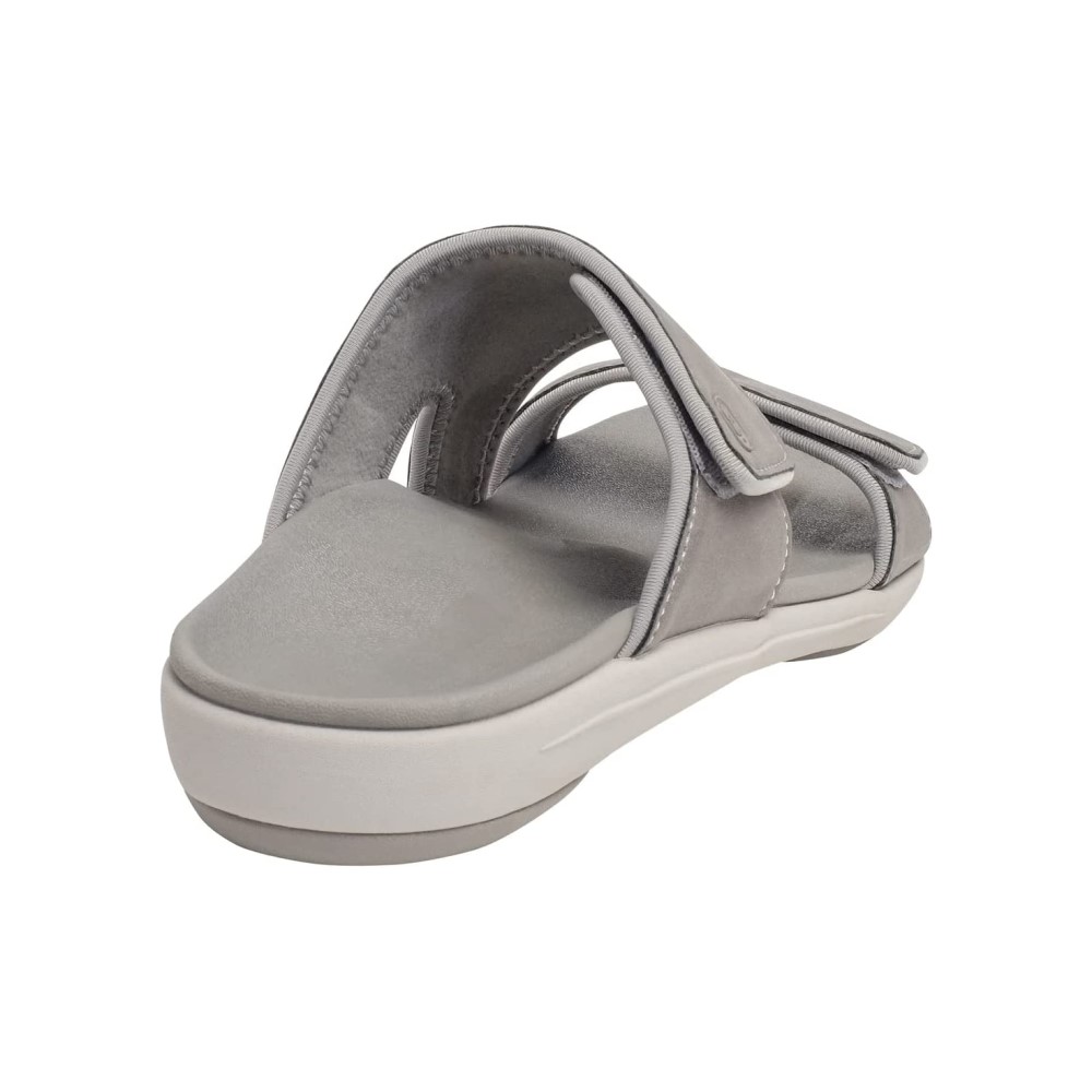 Dép sức khỏe nữ Revitalign Kholo Nuevo Pewter - dép quai ngang nữ, giảm đau gai gót, đau gối