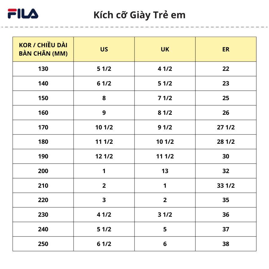 Giày sneaker trẻ em Fila Rayflide 23 Kd - 3XM02316F-154