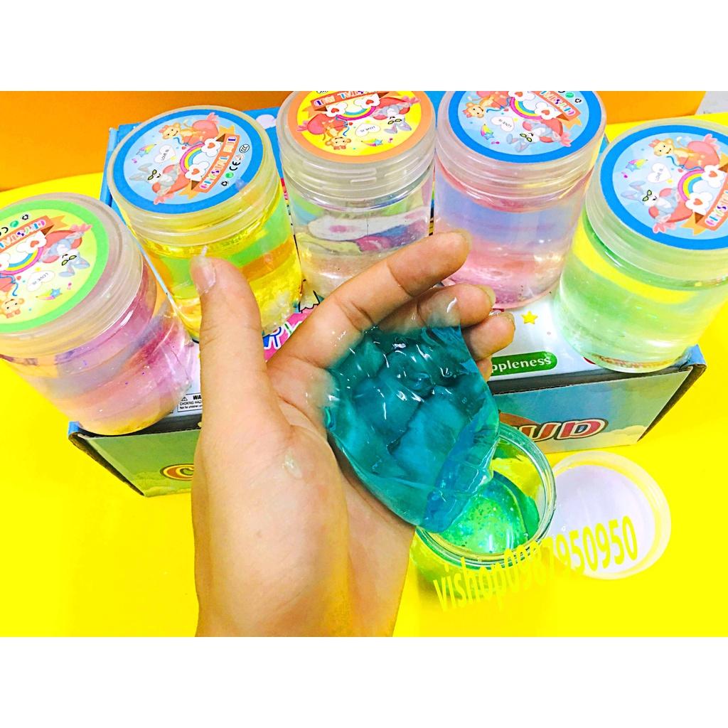 SLIME NGỌC TRAI BIỂN charm sao 6 màu cực đẹp Slam thiết kế độc đáo ấn tượng squishy