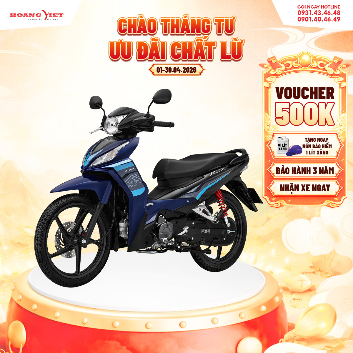 Xe máy Honda Wave RSX  2026-  Phiên bản Thể Thao