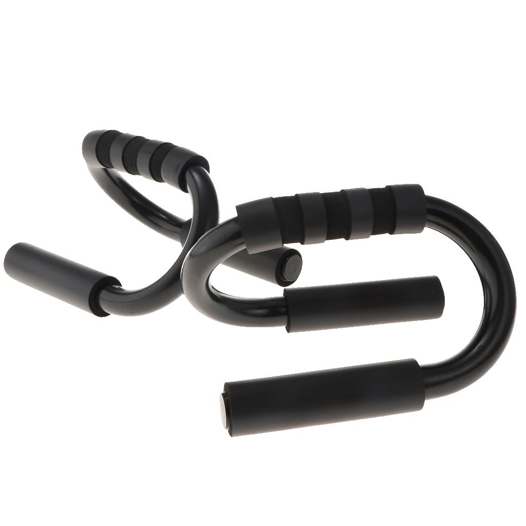 Ab Wheel Roller Fitness Workout Equipment Push Up Bar Chest Arm Muscle Trainer