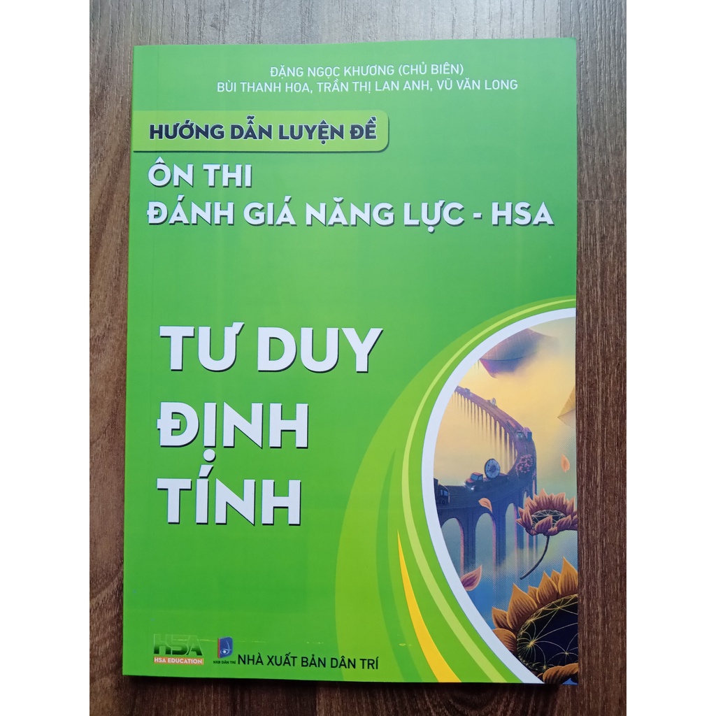 Sách - Hướng dẫn luyện đề - ôn thi Đánh giá năng lực - HSA Phần Định tính