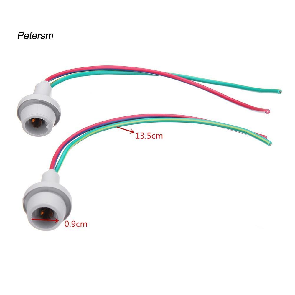 Set 2 Đuôi Đèn Đỗ Xe W5W T10 Bằng Cao Su Chuyên Dụng Cho Xe Hơi / Xe