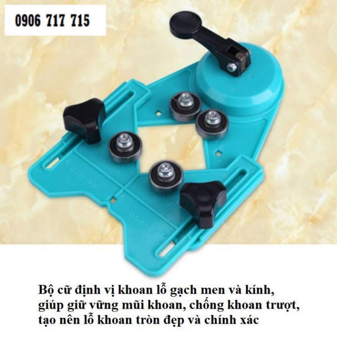 Bộ cữ định vị mũi khoan lỗ gạch men,gạch đá hoa và kính-pk máy khoan