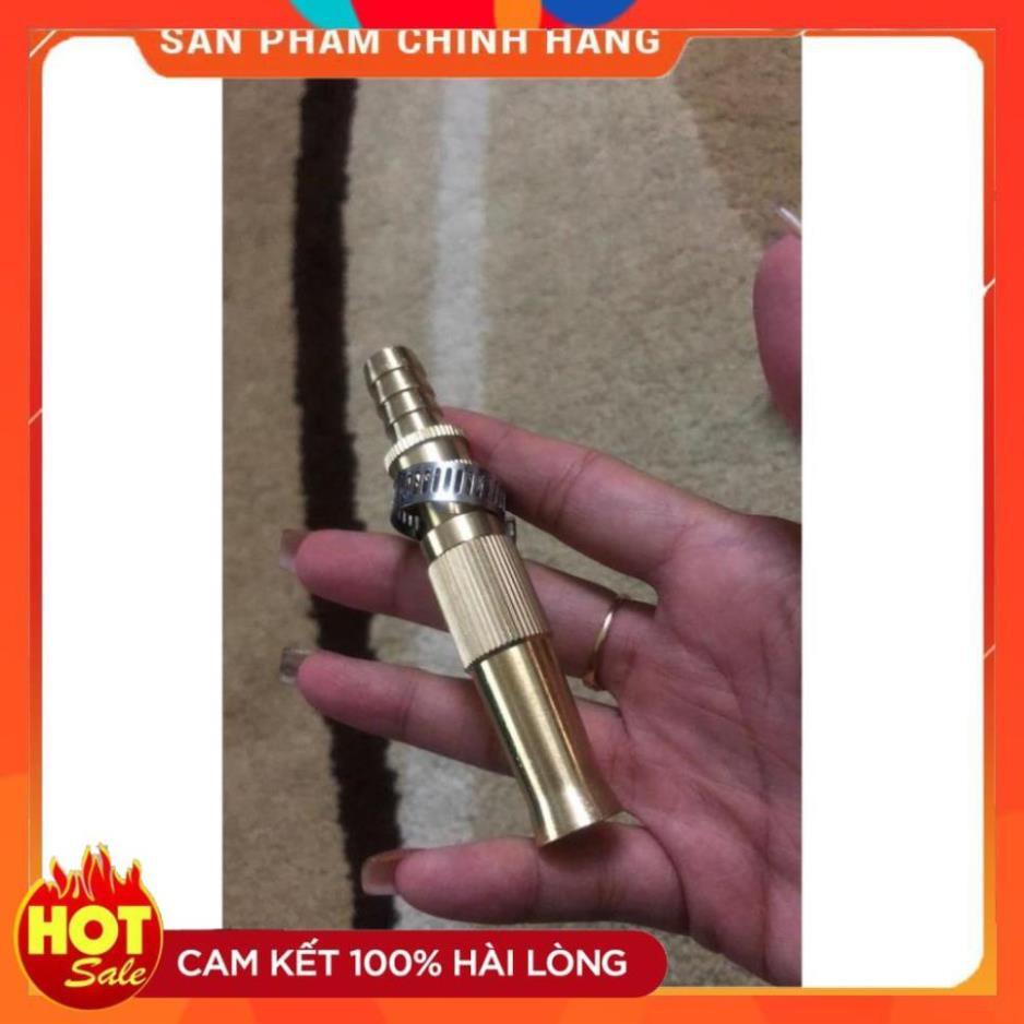 Đầu vòi xịt tăng áp mini phun nước rửa xe, tưới cây tăng áp đa năng tặng kèm đai siết  206587