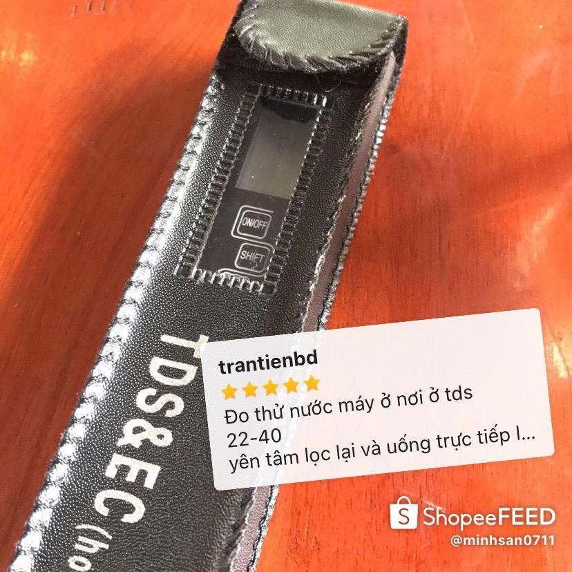 Bút thử nước 3 trong 1 EC & TDS tặng kèm bao da