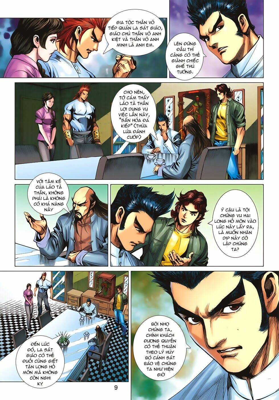 tân tác long hổ môn chapter 659 9