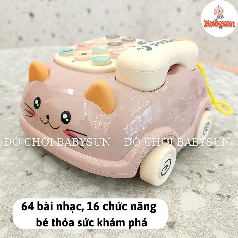 Đồ chơi điện thoại con mèo nhiều giai điệu nhạc vui nhộn