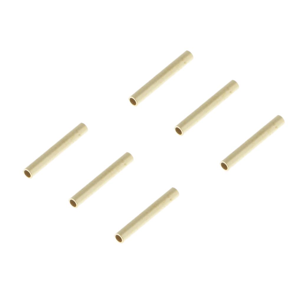 200pcs Single Barrel Crimping Sleeves Copper Tube Inside Diameter 1.0mm