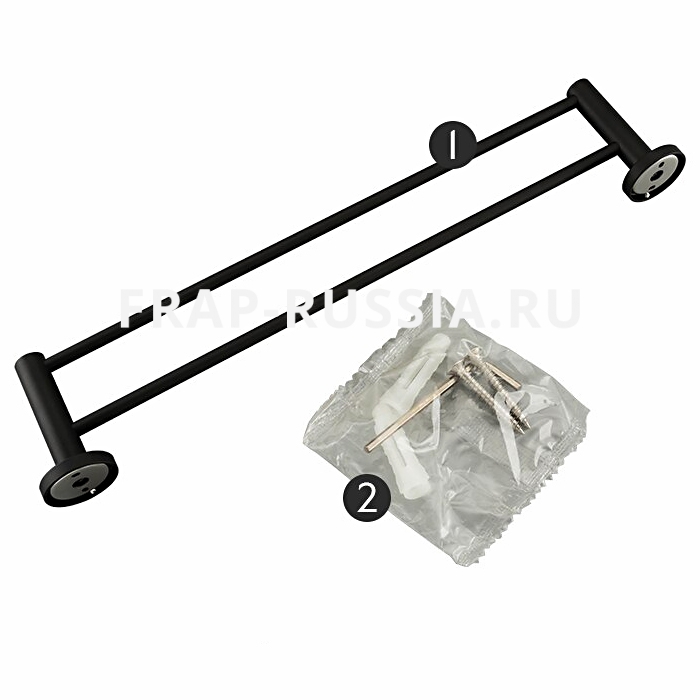 BỘ PHỤ KIỆN NHÀ TẮM ĐEN NHẬP KHẨU NGA FRAP 30