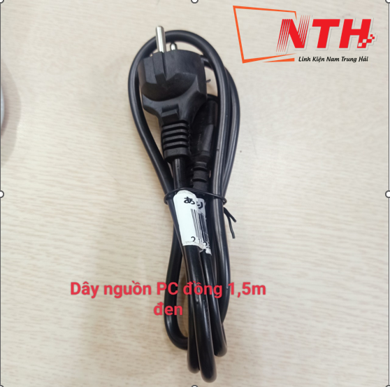 Dây cáp nguồn PC máy tính 1M5loại tốt sợi to