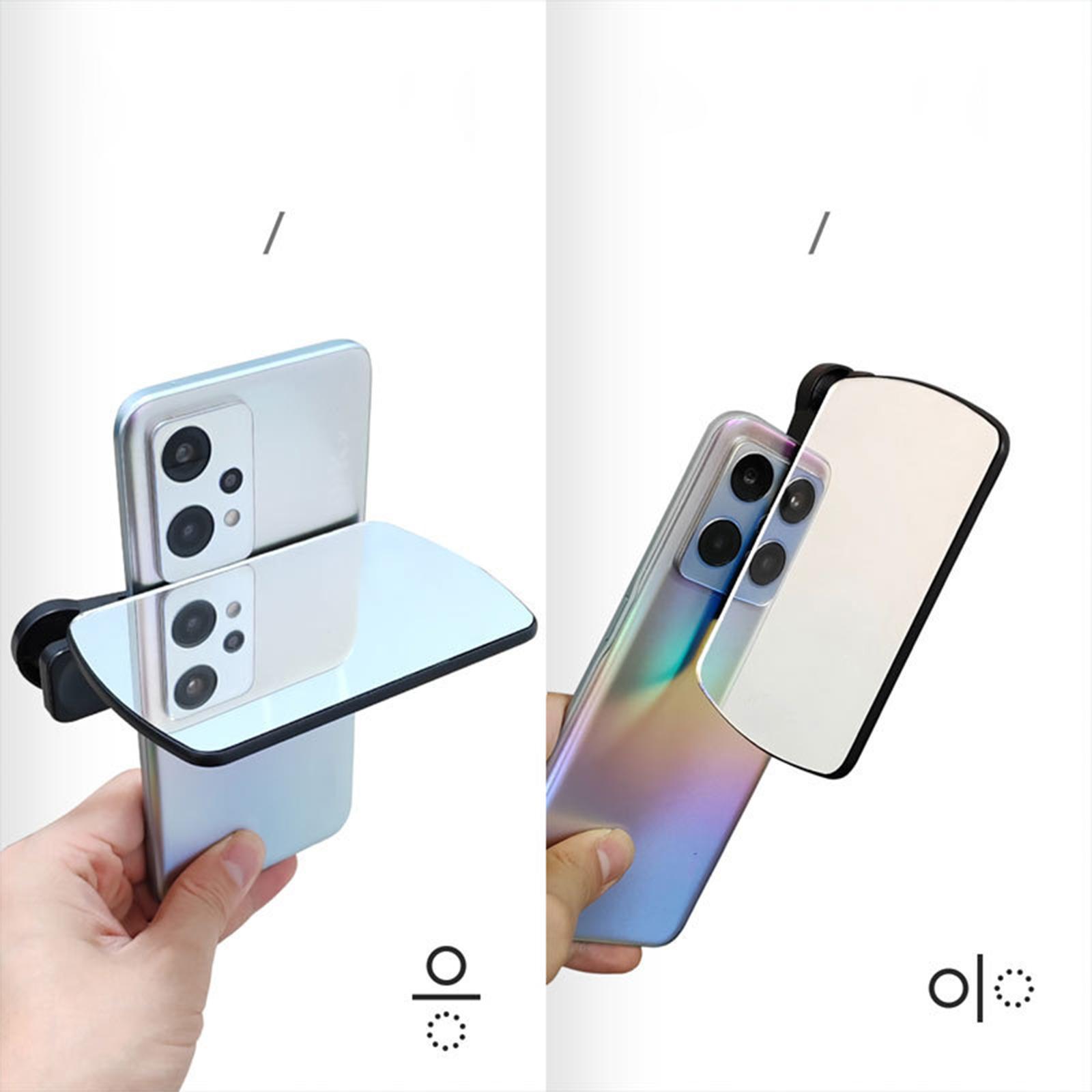 Smartphone Camera Mirror Reflection Clip , Travel Selfie Reflector