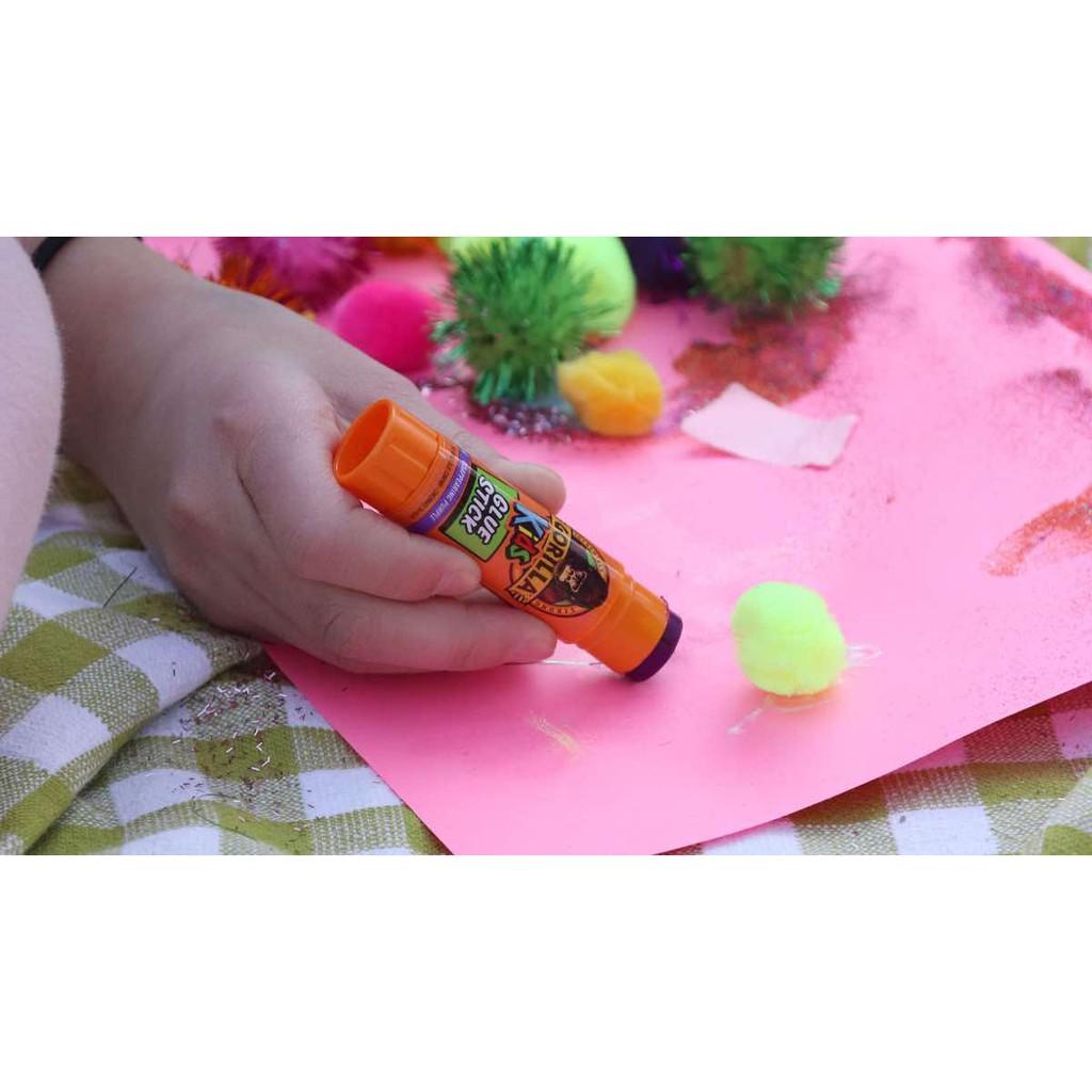 Hồ dán Trẻ Em An Toàn, Không Độc Hại – Hồ Dán Trường Học Gorilla Kids – Hồ Dán Gorilla Kids Glue Stick 20g