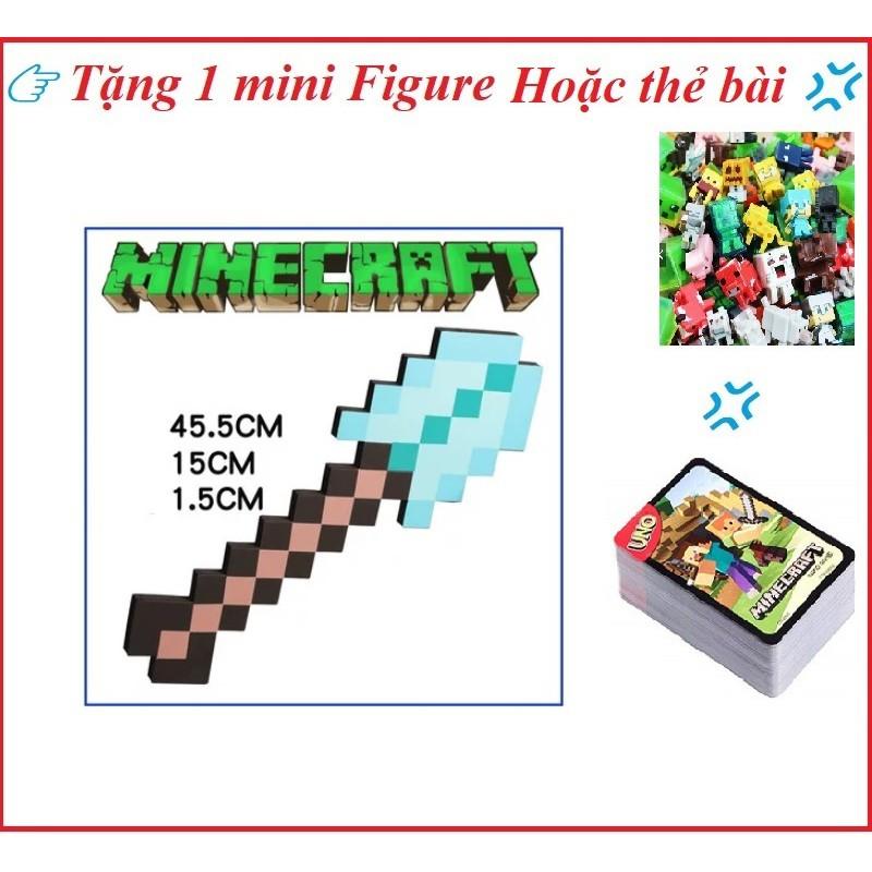 Combo kiếm cuốc riu xẻng minecraft 123