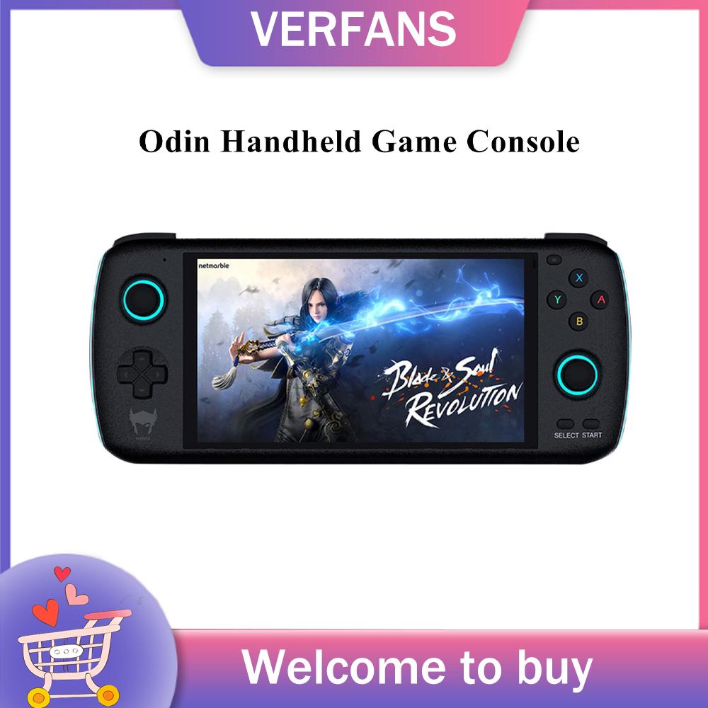Bảng điều khiển trò chơi Odin Novo 5.98 Polegada Tela de Toque 8G 256GB SD845 Ganhar 11 Android 11 Handhelds Retro Jogos de Vídeo