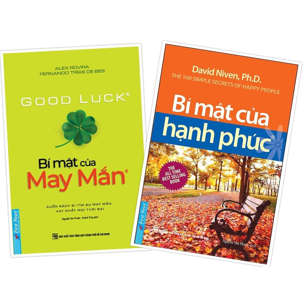 Sách - Combo Bí mật của may mắn  + Bí mật của hạnh phúc  - FirstNews