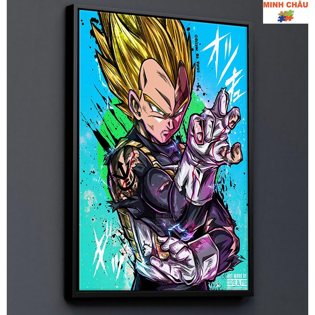 Tranh Canvas | Tranh treo tường trang trí DRAGON BALL - MẪU 16