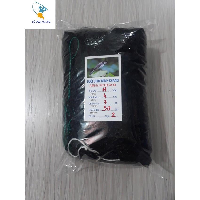 Lưới bẫy chim chào mào cao 7m dài 30m