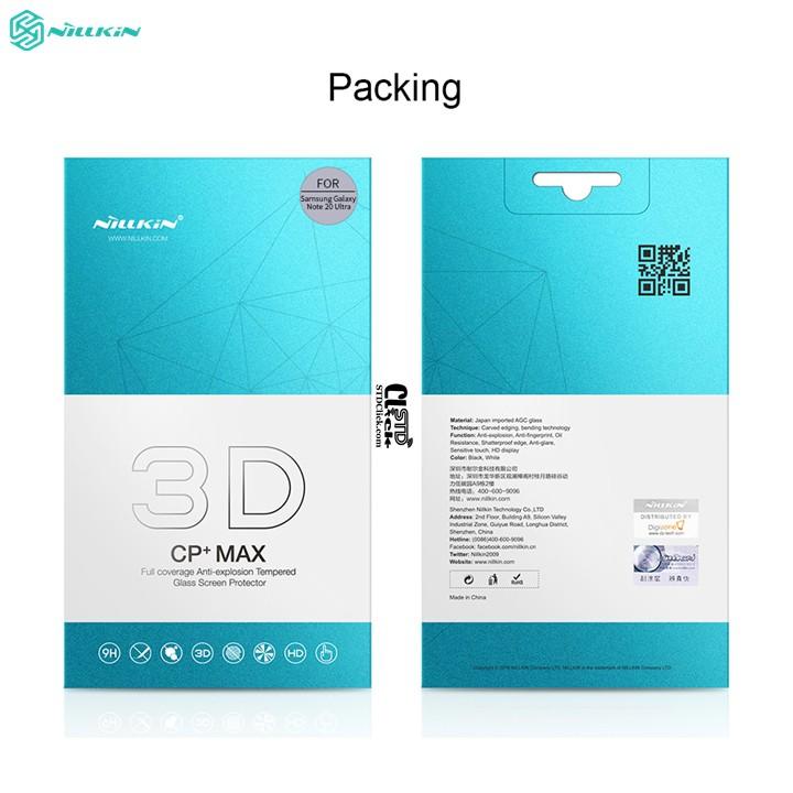 KÍNH CƯỜNG LỰC DÀNH CHO ĐIỆN THOẠI SAMSUNG GALAXY NOTE 20 ULTRA NILLKIN 3D CP+MAX