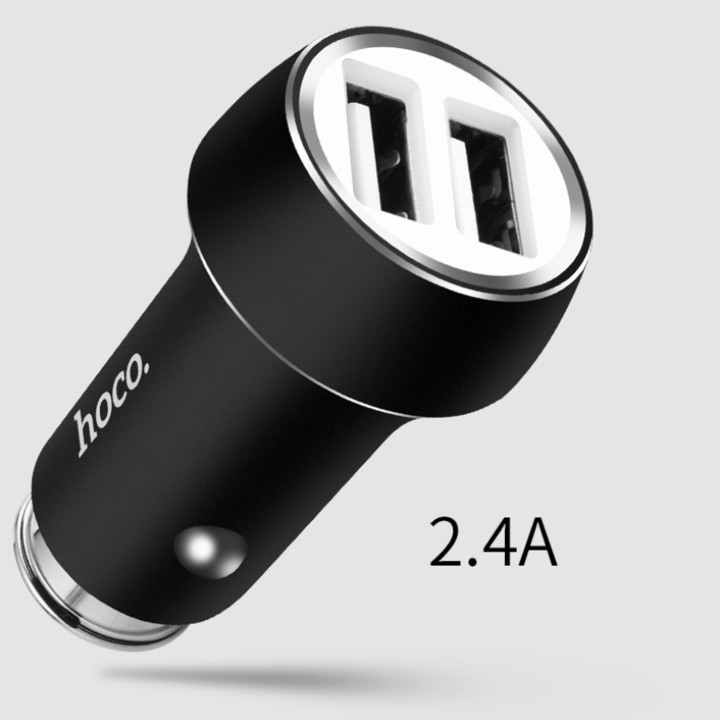 Tẩu sạc kép usb ô tô nhãn hiệu Hoco Z7