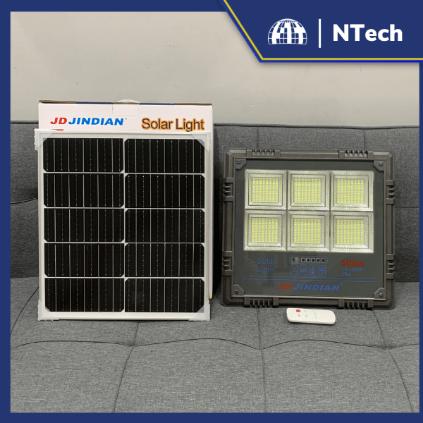 Đèn pha năng lượng mặt trời 500w Jindian JD-18500