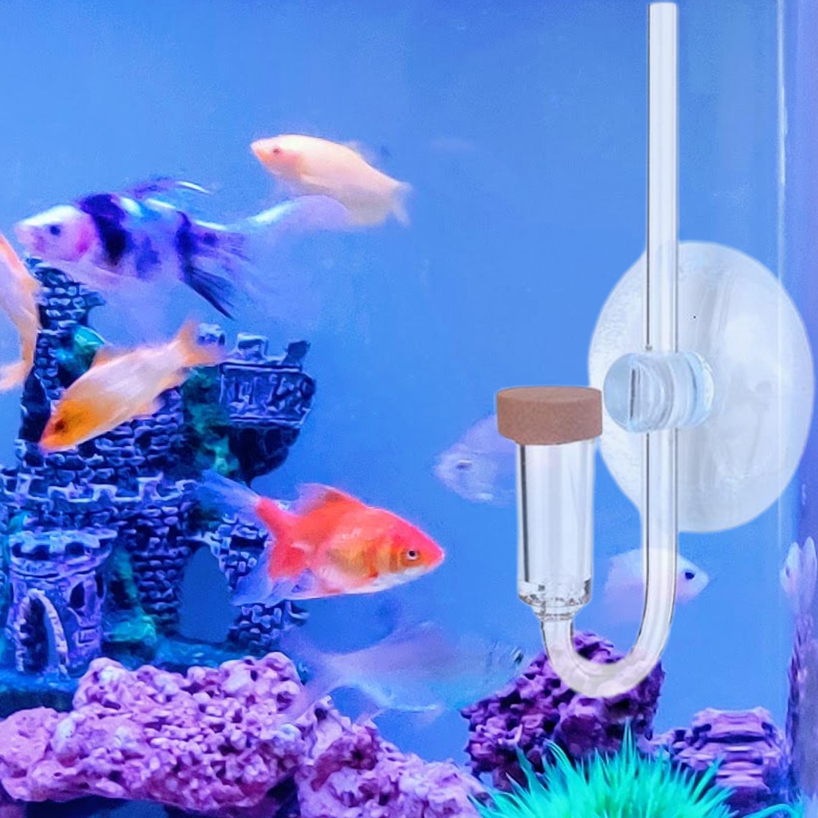 CO2 Diffuser U Shape Transparent Acrylic for Aquarium Fish Tank Equipment