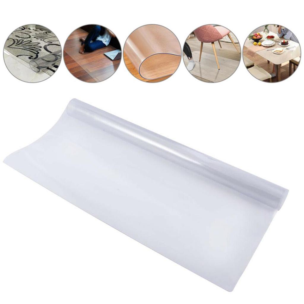 2xOffice Computer Carpet Protector Chair Mat 1.5mm Thick PVC Mat 40x60cm